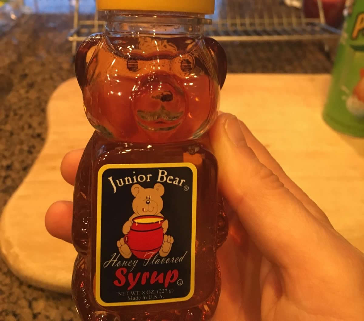 honey bottle front